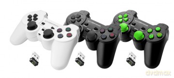 Gamepad Bezprzew. PC/Ps3 USB Gladiator Czarno-Zielony