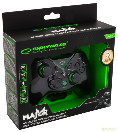 Gamepad Bezprzewodowy PC/Ps3/Xbox One Series X/S USB Major