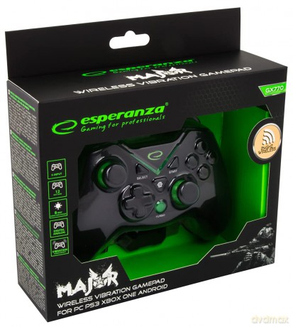 Gamepad Bezprzewodowy PC/Ps3/Xbox One Series X/S USB Major