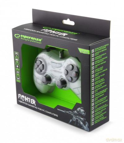 Gamepad PC USB Fighter Biały