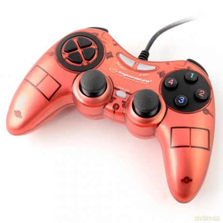 Gamepad PC USB Fighter Czerwony
