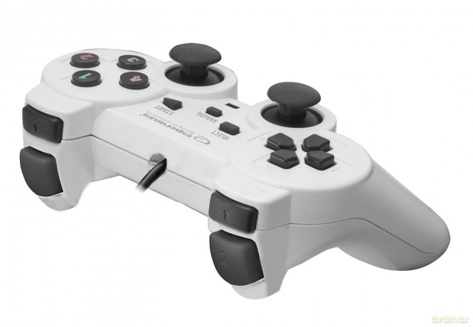 Gamepad PC USB Warrior Biało-Czarny