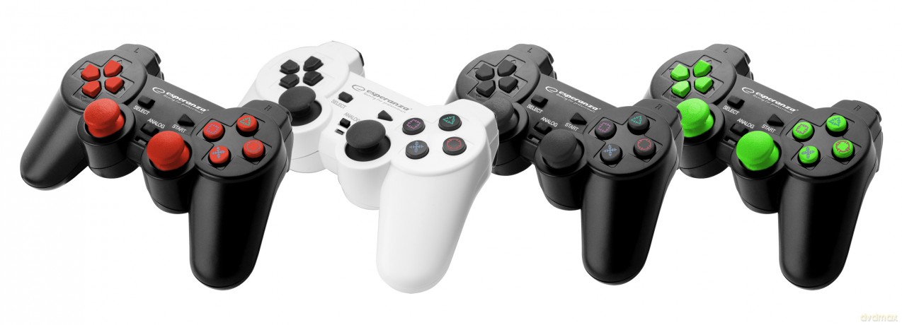 Gamepad PC/Ps3 USB Trooper Biało-Czarny