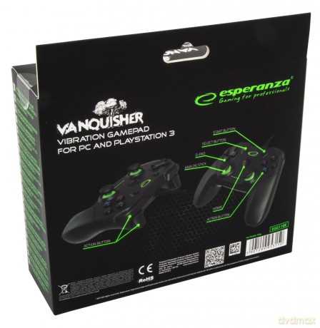 Gamepad PC/Ps3 USB Vanquisher