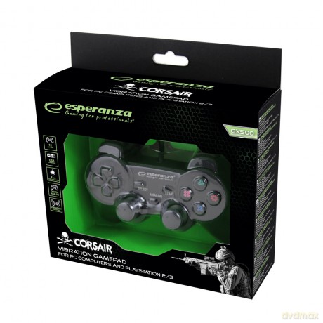 Gamepad Ps2/Ps3/Pc USB Corsair Czarny