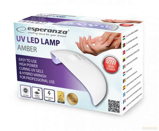 Lampa UV LED do Lakieru Hybrydowego Amber 40W