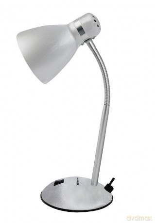 Lampka Biurkowa E27 Alkes Srebrna