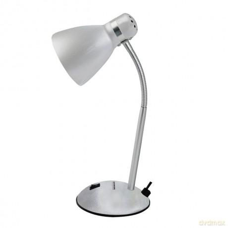 Lampka Biurkowa E27 Alkes Srebrna