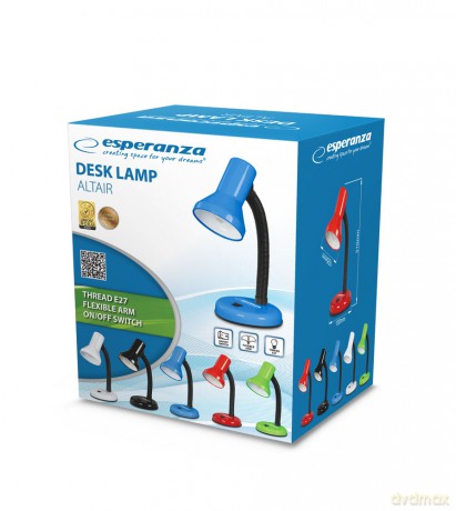 Lampka Biurkowa E27 Altair Biała