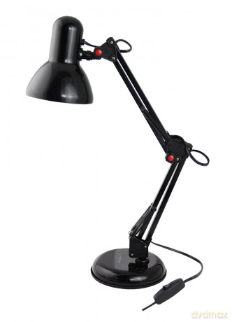 Lampka Biurkowa E27 Avior Czarna