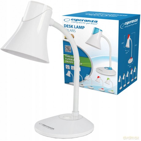 Lampka Biurkowa E27 Polaris Biała