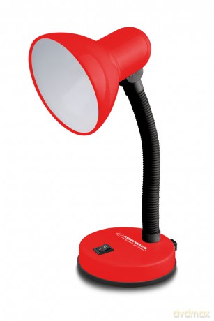 Lampka Biurkowa E27 Vega Czerwona