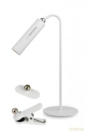 Lampka Biurkowa LED 3W1 Agena Biała