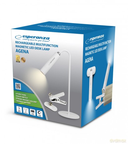 Lampka Biurkowa LED 3W1 Agena Biała