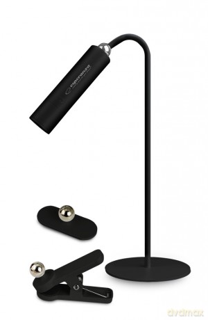 Lampka Biurkowa LED 3W1 Agena Czarna