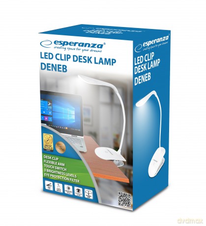 Lampka Biurkowa LED Deneb Biała