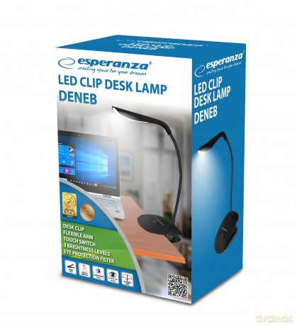 Lampka Biurkowa LED Deneb Czarna