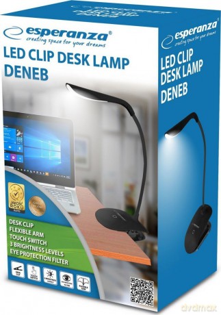 Lampka Biurkowa LED Deneb Czarna