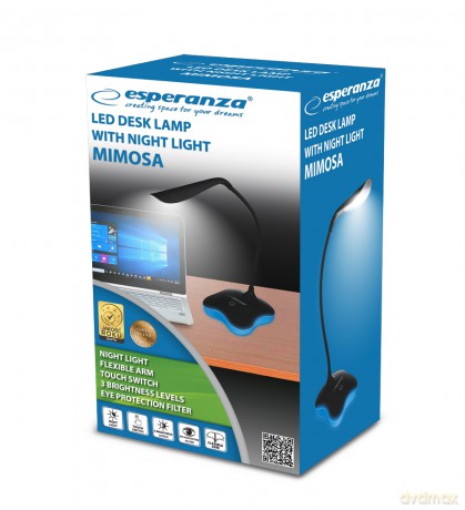 Lampka Biurkowa LED Mimosa Czarna