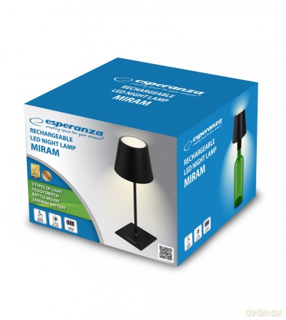 Lampka Biurkowa LED Miram Czarna