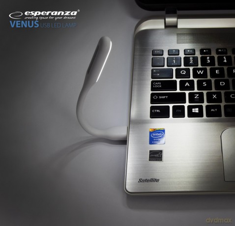 Lampka LED do Notebooka USB Biała