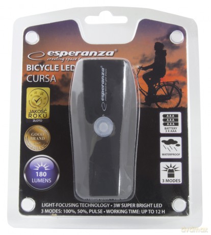 Lampka LED Rowerowa na Przód Cursa