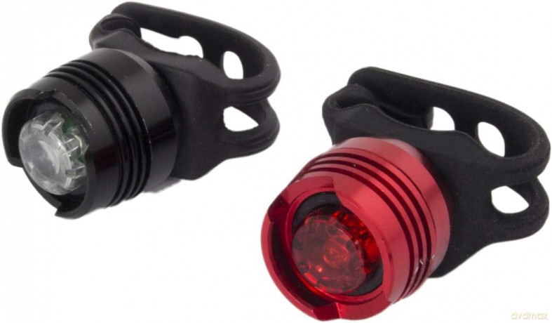 Lampka LED Rowerowa na Przód I Tył Zestaw Acrux