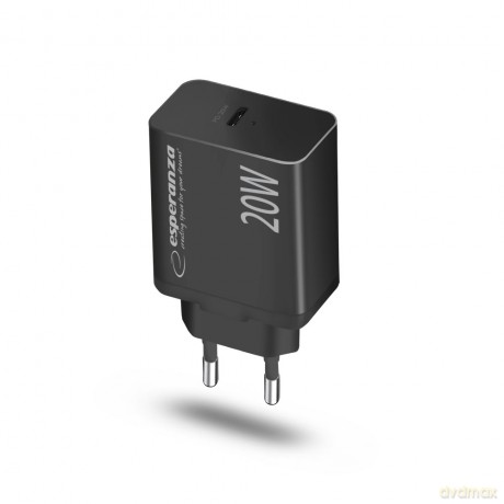 Ładowarka Sieciowa 20W USB-C Pd Czarna