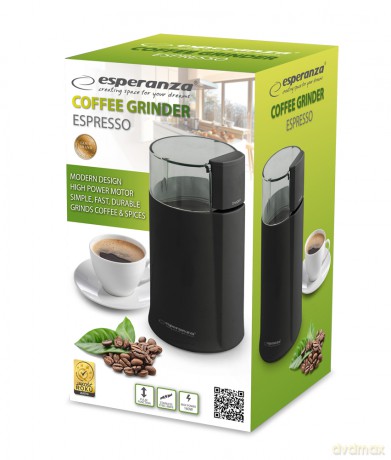 Młynek do Kawy Espresso Czarny
