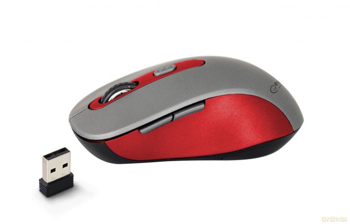 Mysz Bezprzewodowa 2.4ghz 6d Opt. USB Adara Czerwona
