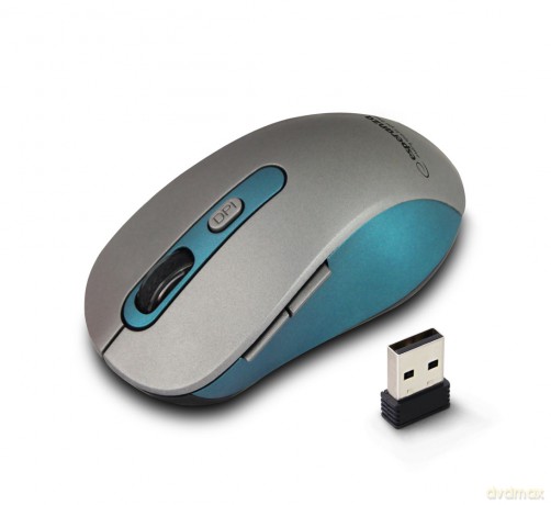 Mysz Bezprzewodowa 2.4ghz 6d Opt. USB Adara Niebieska
