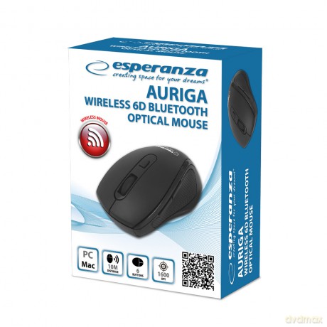 Mysz Bezprzewodowa Bluetooth 6d Opt. Auriga