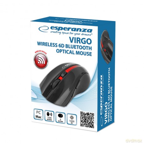 Mysz Bezprzewodowa Bluetooth 6d Opt. Virgo