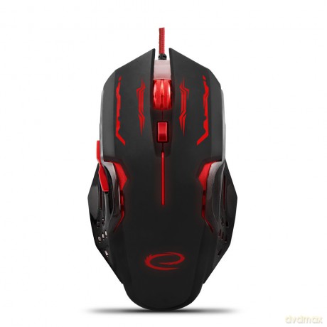 Mysz Przewodowa Gaming LED 6d Opt. USB Apache Czerwona
