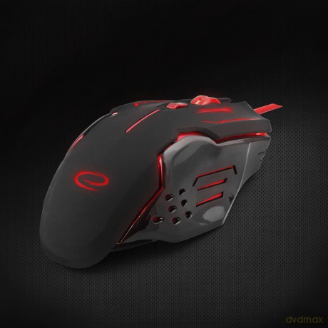 Mysz Przewodowa Gaming LED 6d Opt. USB Apache Czerwona
