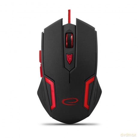 Mysz Przewodowa Gaming LED 6d Opt. USB Fighter Czerwona