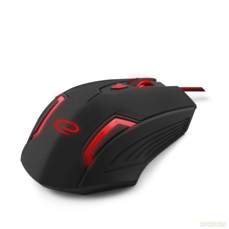 Mysz Przewodowa Gaming LED 6d Opt. USB Fighter Czerwona