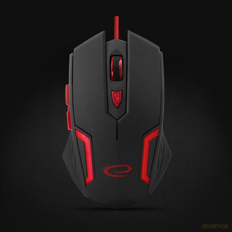 Mysz Przewodowa Gaming LED 6d Opt. USB Fighter Czerwona