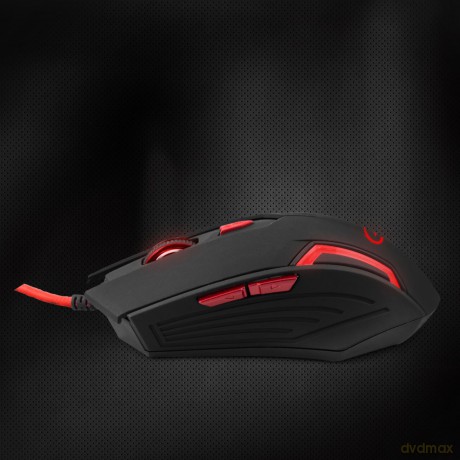 Mysz Przewodowa Gaming LED 6d Opt. USB Fighter Czerwona