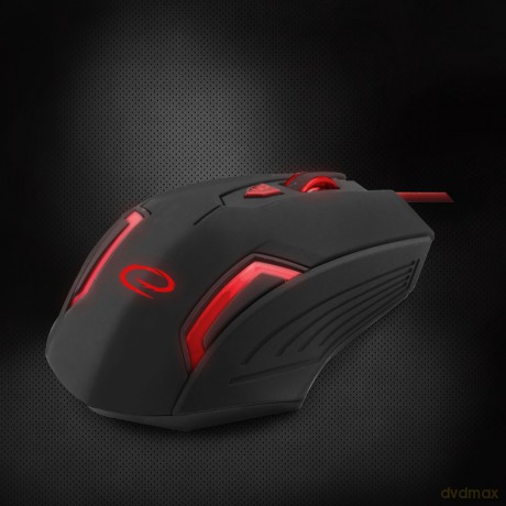 Mysz Przewodowa Gaming LED 6d Opt. USB Fighter Czerwona