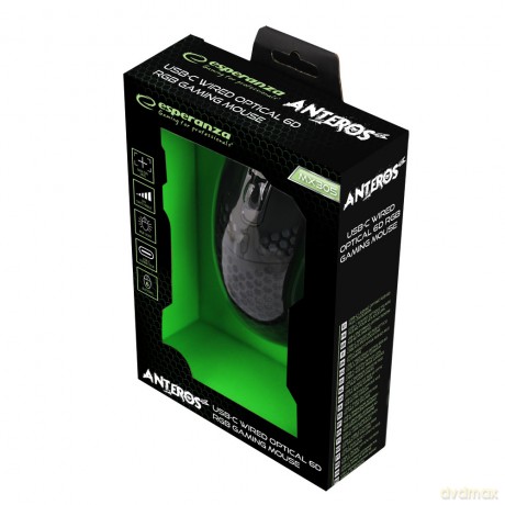 Mysz Przewodowa Gaming LED Grb 6d Opt. USB Anteros