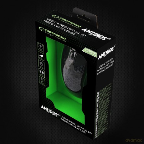 Mysz Przewodowa Gaming LED Grb 6d Opt. USB Anteros