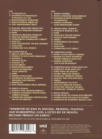 The Cistercian Monks Of Stift Heiligenkr: Chant - Music For Paradise Deluxe Ltd (digipack) [2CD]