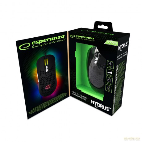 Mysz Przewodowa Gaming LED Rgb 7d Opt. USB Hydrus