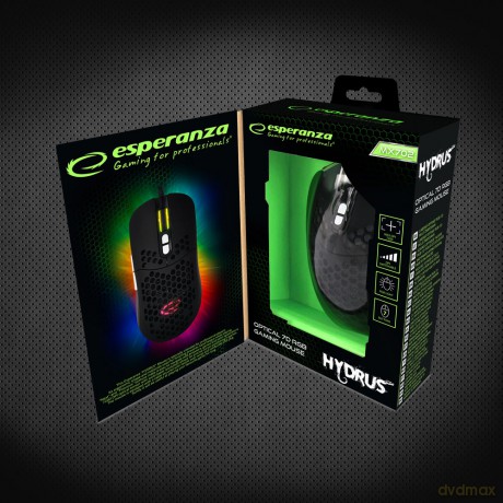 Mysz Przewodowa Gaming LED Rgb 7d Opt. USB Hydrus