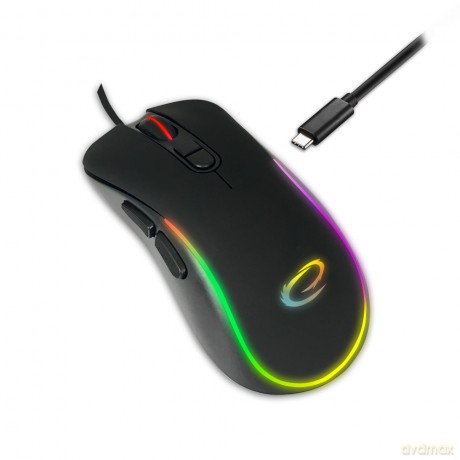 Mysz Przewodowa Gaming LED Rgb 7d Opt. USB-C Hesperis