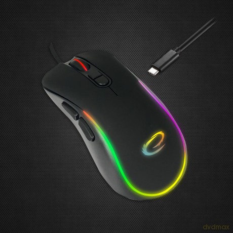 Mysz Przewodowa Gaming LED Rgb 7d Opt. USB-C Hesperis