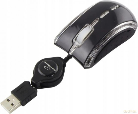 Mysz Przewodowa Mini Opt. USB Celaneo Czarna