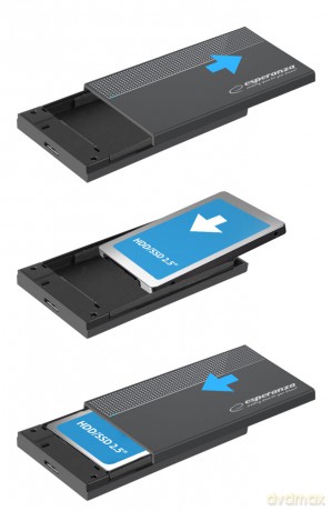 Obudowa Zewnętrzna na Hdd/Ssd 2.5"
