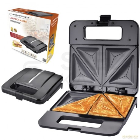 Opiekacz do Kanapek Parmigiano 1000W Czarny